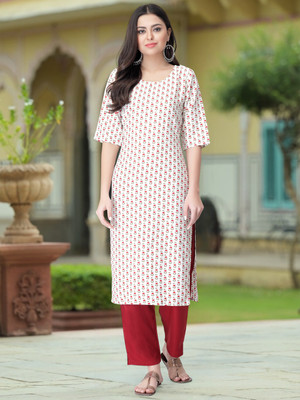 Moda Rapido Women Printed A-line Kurta(Multicolor)