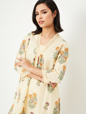 MAX Women Printed A-line Kurta(Multicolor)