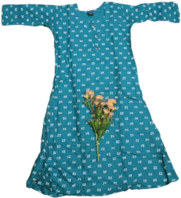 ANNAMALAIYAR TEX Women Printed Anarkali Kurta(Multicolor)