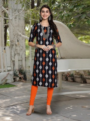 1 Stop Fashion Women Self Design A-line Kurta(Multicolor)