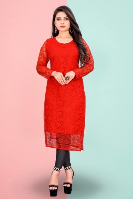 dramfashion Flared/A-line Gown(Red)