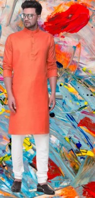 Manojgiftt Men Embroidered Straight Kurta(Multicolor)