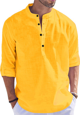 LIRMO Men Solid Straight Kurta(Multicolor)