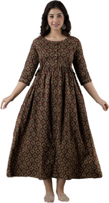 Zarvisha Women Maternity/Nursing Nighty(Maroon)