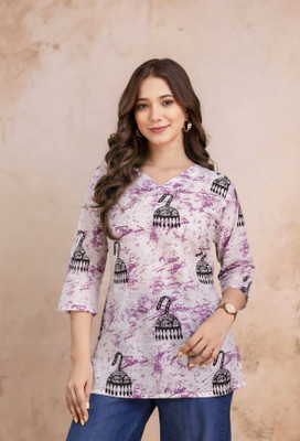 Krishna Creation Women Printed Ethnic Dress Kurta(Multicolor)