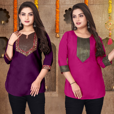 FSR Women Printed A-line Kurta(Multicolor)