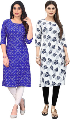 MARIDI FASHION Women Self Design Straight Kurta(Multicolor)