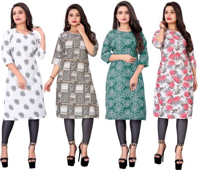 STYLESTATEMENT Women Printed A-line Kurta(Multicolor)