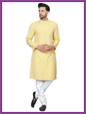 Mecrws Men Self Design Straight Kurta(Multicolor)