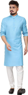 CELLUX Men Kurta Churidar Set