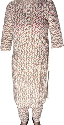 Ganpati Enterprises Women Block Print A-line Kurta(Multicolor)