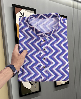 Lazzly Men Printed A-line Kurta(Multicolor)