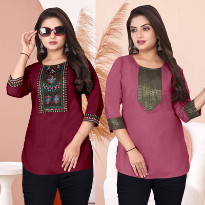 FSR Women Printed A-line Kurta(Multicolor)