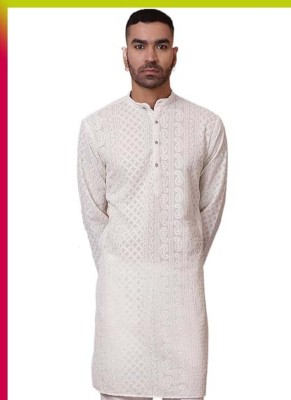 Retrs Men Printed Straight Kurta(Multicolor)