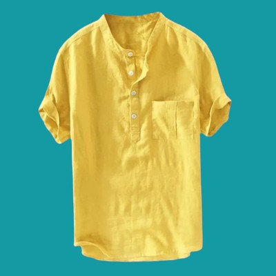 ZAKOD Men Solid Straight Kurta(White)