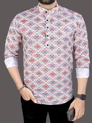 Varidashi Men Printed A-line Kurta(Multicolor)