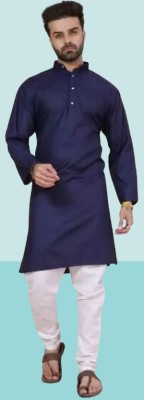 Gupta Traders Men Embroidered Straight Kurta(Multicolor)