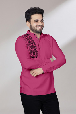 LIRMO Men Printed Straight Kurta(Multicolor)