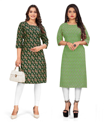 SUMITA SAREE Women Printed A-line Kurta(Multicolor)