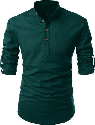 Fifth U Men Solid Casual Multicolor Shirt