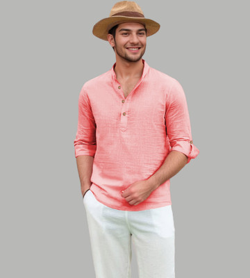 UNIFAV Men Solid Straight Kurta(Multicolor)