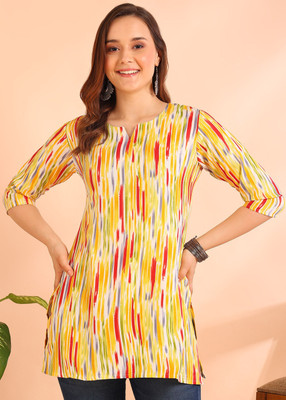 SonuNx Fashion Women Printed Straight Kurta(Multicolor)