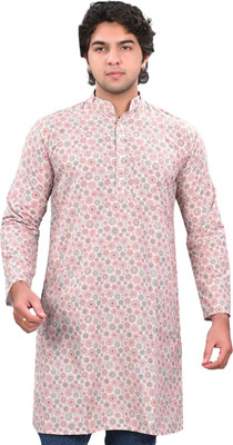Kripto Katrox Men Printed A-line Kurta(Multicolor)