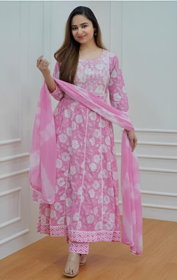 KIYAARA CREATION Women Kurti Palazzo Dupatta Set