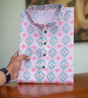 MOXTE Men Printed Straight Kurta(Multicolor)