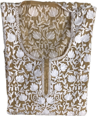 Warm Worth Women Embroidered A-line Kurta(Yellow)