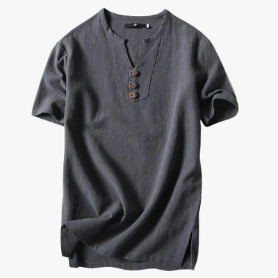 COSLETIC Men Solid Straight Kurta(Grey)