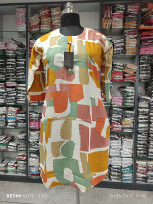 sofifashion Women Abstract, Printed A-line Kurta(Multicolor)