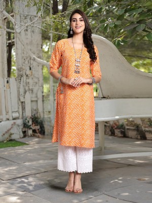 1 Stop Fashion Women Printed A-line Kurta(Multicolor)