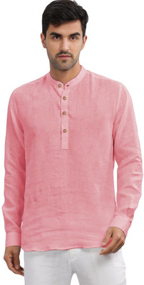 CROWNTAIL Men Solid Straight Kurta(Multicolor)