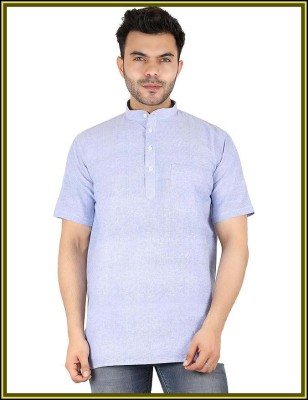 Dracul Men Printed Straight Kurta(Multicolor)