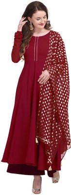 LADY SHOPI Women Kurti Dupatta Set