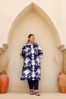 Flavia Creation Women Printed Straight Kurta(Multicolor)
