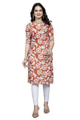 RANGRASIYA CORPORATION Women Printed Straight Kurta(Multicolor)