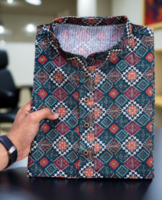 MOXTE Men Printed Straight Kurta(Multicolor)
