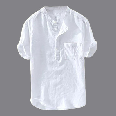 ZAKOD Men Solid Straight Kurta(White)