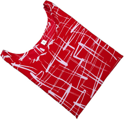 TITHIGARMENTS Women Printed Straight Kurta(Red)