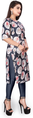 HARISH TEXTILE Women Printed A-line Kurta(Multicolor)