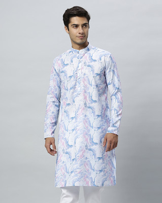 GlobalRang Men Printed Straight Kurta(Multicolor)