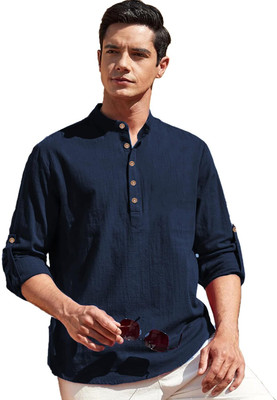 RAREMARK Men Solid Straight Kurta(Multicolor)