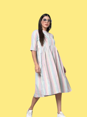 Db Fashion Xx Women Printed Anarkali Kurta(White)