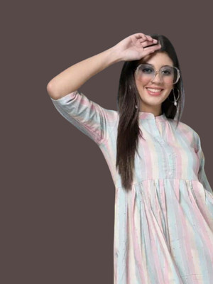 Kfashionbfc Women Maxi Multicolor Full Length Dress