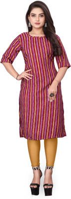 ANITA LYCRA Women Printed A-line Kurta(Multicolor)