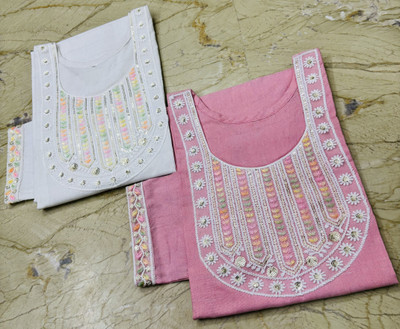 AUZAAI COLLECTION Men Embroidered Straight Kurta(Multicolor)