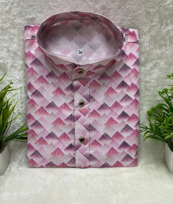 FOXDX Men Printed A-line Kurta(Multicolor)