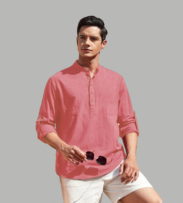 UNIFAV Men Solid Straight Kurta(Multicolor)